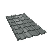 Tigla metalica Balcanic RAL 7024 mat 0.50mm 2223x1180mm